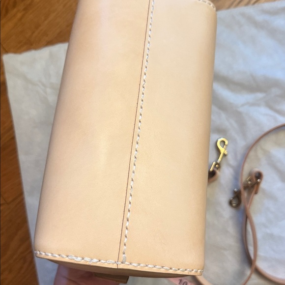 Tan / Cream Leather Handbag Speedy - Picture 8 of 12